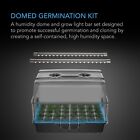 Heavy Duty Humidity Dome With Height Extension  Germination Kit  Led Lights  5x8