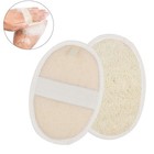 Loofah Pads Sponge Body Scrubber Exfoliating Bath Shower Spa Natural Luffa Brush