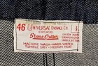 Vtg Universal Overall Denim Jacket Stone Cutter Mens 48 Made In Usa Sanforized
