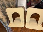 4 Sets Of Metal Bookends Different Sizes Shapes And Colors  Mb