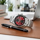Orient Sport Chronograph Men Watch Japanese Quartz Tachymeter Waterproof 100m