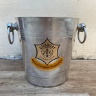 French Vintage Veuve Clicquot Champagne Ice Bucket Aluminum Cooler 04072610