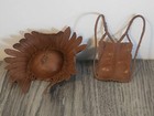 Vintage Marx Johnny West Indian Chief Geronimo Headdress   Breastplate