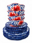 Pioneer Woman Heritage Floral 12-piece Stoneware Dinnerware Set