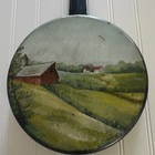 Cold Mfg Co Handle Hand Painted Cast Iron Collectible Frying Pan