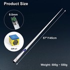 57  1 2 Jointed Billiard Pool Cue Sticks Carbon Fiber Snooker Cue Kit With Case