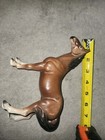 Vintage Porcelain Brown Horse Figurine Japan Approx 5    X 6   