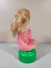 Vintage Pinup Nude Doll Night Light Blonde Hair Green Base Untested