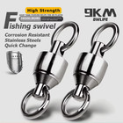20 100pack Ball Bearing Swivel Fishing Swivel Solid Welding Rings Stainless Stee
