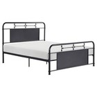  Derby Metal Bed  Mottled Silver Queen