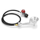 Outdoor High Pressure Stove Burner Head W  Regulator   4ft 20 Psi Propane Hose