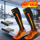 Rechargeable Electric 7500 9000mah Heated Socks Foot Winter Warm Hunting Sock