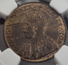 Cyprus 1 4 Piastre 1926 Kgv Graded Ngc Au58