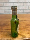 Vintage 1950s Pabst Blue Ribbon Genuine Ale Miniature Green Glass Beer Bottle