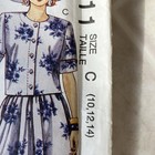 Vintage 90 s Sewing Pattern Misses Two Piece Dresses Mccalls 5811 Size 10 12 14