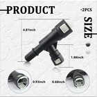 2pcs Car Heater Hose Connector Replacement Oem 15055343 15055342 tcoolant Hos   