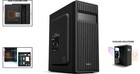 Atx M-atx Mini-itx Computer Case Full Tower With 120mm Fan Mesh Design Black