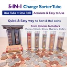 Contador De Monedas Clasificador De Cambio De Monedas 5 En 1
