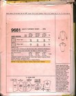 9681 Vintage Mccalls Sewing Pattern Mens 1960s Button Front Tapered Shirt S Oop