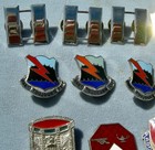 28 Pcs United States Military Army Unit Pins Vietnam To Desert Storm Era  