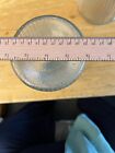 Antique Vintage Hoosier Kitchen Ribbed Glass Coffee Canister Jar With Lid