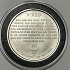 Virgo Astrology Zodiac Vintage Rare Coin 1 Troy Oz  999 Fine Silver Round Medal