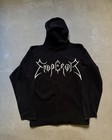 90s Emperor Black Metal Hoodie   Size L