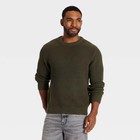 Men s Long Sleeve Cotton Textured Crewneck Pullover Sweater - Goodfellow   Co