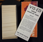 Vintage Vis-ed Russian Language Set Vocabulary Cards Box Of 1000 Phrase Card