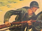 Original 1942 Wwii Buy War Bonds Usa Propaganda Poster Attack Attack Attack