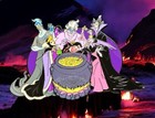 Palm - Hades  Evil Queen  Ursula  Yzma  Maleficent - Disney Villains Jumbo Pin