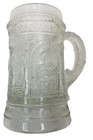 Westmoreland Greentown Serenade Antique Clear Slag Custard Glass Stein Mug