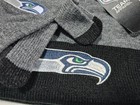 Nfl Seattle Seahawks Youth Kids Beanie Hat Pom Gloves Set Nfl Gray Black