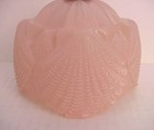 Vintage Pink Satin Glass Le Smith Southern Belle Boudoir Deco Style Lamp Shade