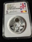 Stunning 2 Oz Silver  2024 Alderney Bald Eagle Ultra-high Relief Ngc Pf70 Only  