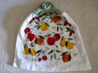 Hand Crocheted Kitchen Dish Towels Fruit Design Set Of 2 New Hand Made