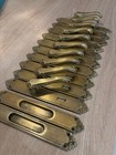 Vintage Antique Rare Set Metal Brass Door Handles