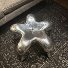 Stunning Chrome Side Table   Stool