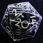 9 Polyhedral Resin Dice D And D Set Circuit Waves For Dungeons Dragons Rpg
