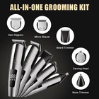 Beard Trimmer For Men  5in1 Hair Clippers Grooming Shaving Kit T-blade Trimmer