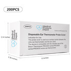 Ear Thermometer Probe Covers  Refill Filters For Braun Thermoscan - Box Of 200