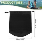 Stuff Sack 14 X 27 Inch Waterproof Outdoor Storage Sack Drawstring Black