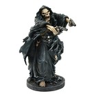 Gunslinger Assassin Grim Reaper Figurine Statue 9 5 Inch Death Skeleton Revolver