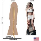 Zombie Girl Lifesize Cardboard Cutout Standup Standee Poster Halloween Hottie