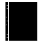 25 Hagner 1 Pocket  Black Stock Sheets - 5 Packages Of 5 - 1 Row Single Sided