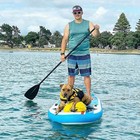 Adjustable Aluminium Sup Paddle W  Glass Fiber Blade For Surfing Floating 3pc