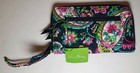New Vera Bradley Zip Around Wallet  Wristlet Petal Paisley Nwt