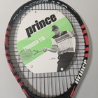New Prince Thunder 110 Power Tennis Racquet 4 1 4  Grip  Blackred 27  10 6 Oz