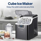 45lbs day Countertop Ice Makers 2 Ways To Add Water W  Self Cleaning 24h Timer