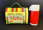 1961 Rare Vinyl Dome Lunchbox Thermos Set Of All 3 Issued Nr Mint By Universal  